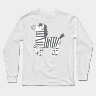 Cheeky Racing Zebra Long Sleeve T-Shirt